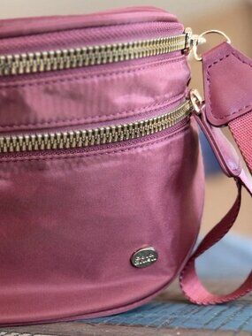 The Gold Blush Rob Burgundy Plus Friendly Nylon Crossbody Bag